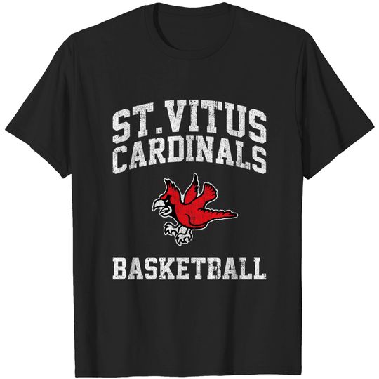 St. Vitus Cardinals Basketball - Basketball Diaries (Variant) - Leonardo Dicaprio - T-Shirt