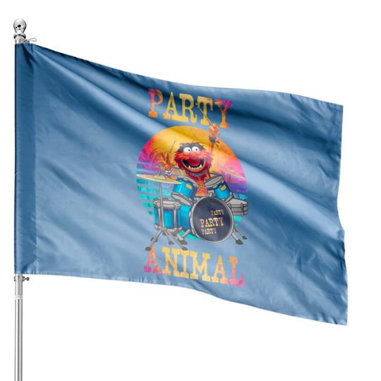 retro party animal - Muppets - House Flags