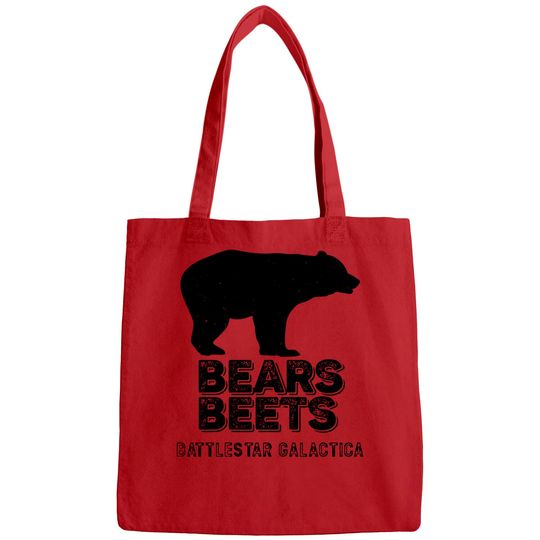 Bears Beets Battlestar Galactica Bags, Funny The Office Fans Gift - Schrute - Bags