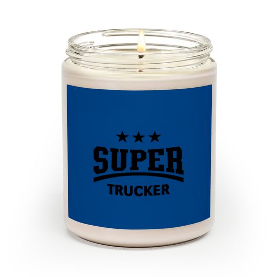 Super Trucker (Truck Driver / Truckman / Black) - Trucker - Scented Candles