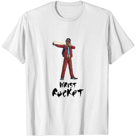 Wrist Rocket - Stranger Things Lucas Sinclair - T-Shirt