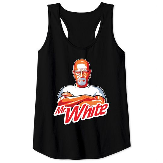 Mr. White on a dark tee - Breaking Bad - Tank Tops