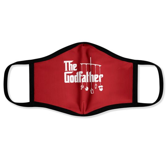 for godfather, gift for godfather - The Godfather - Face Masks