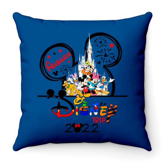Personalized Disney trip 2022 Throw Pillow, Disney trip 2022 Throw Pillows