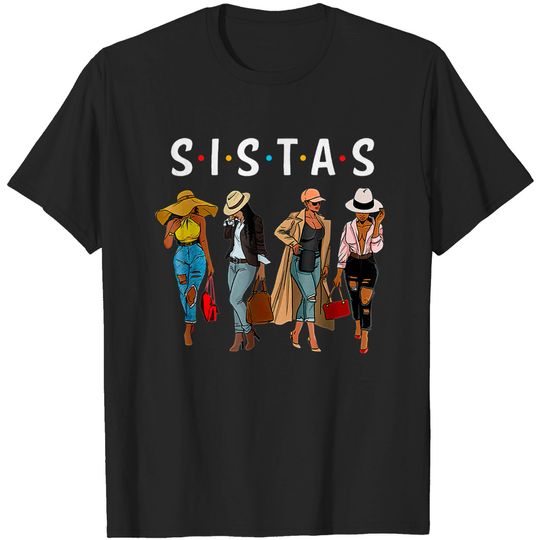 Sistas afro Women together T-shirt