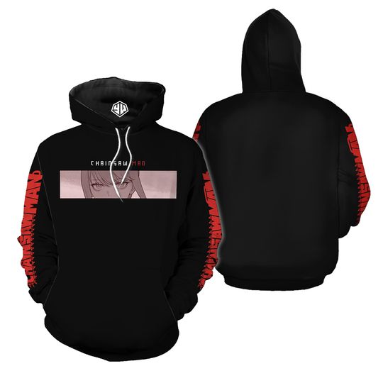Makima Chainsaw Man 3D Hoodie Pullover