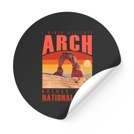 Arches national park, Arches national park camping Stickers