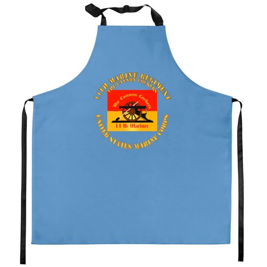 11th Marine Regiment - The Cannon Cockers - 11th Marine Regiment The Cannon Cocke - Kitchen Aprons