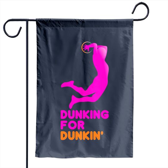 Dunking for Dunkin' - Dunkin Donuts - Garden Flags