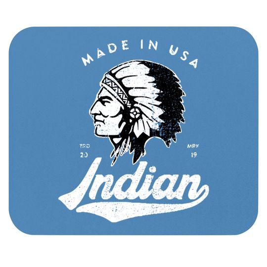 Indian Motorcycles, distressed - Indian Motorcycles - Mouse Pads