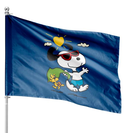 Summer snoopy - Snoopy - House Flags