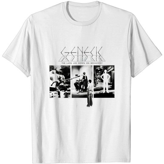 Genesis The Lamb Lies Down on Broadway Rock Official Tee T-Shirt Mens Unisex