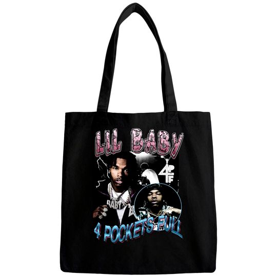 Lil Baby Bags, Hip Hop Rapper LIl Baby Unisex Tee Bags