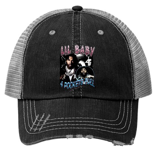 Lil Baby Trucker Hats, Hip Hop Rapper LIl Baby Unisex Trucker Hat Trucker Hats
