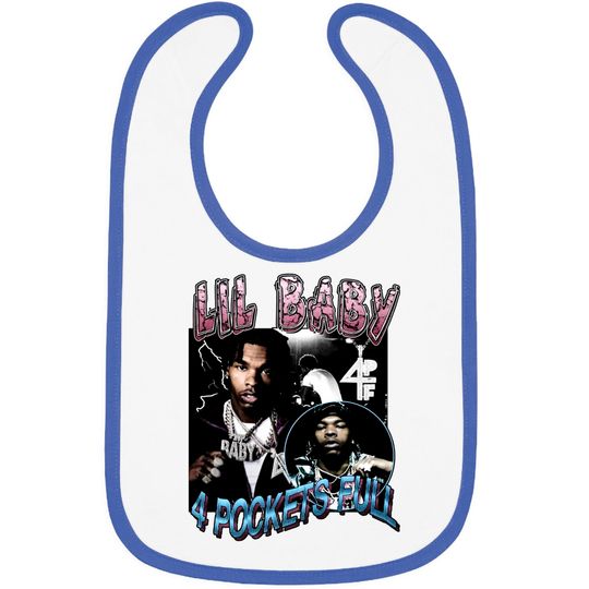 Lil Baby Bibs, Hip Hop Rapper LIl Baby Unisex Bib Bibs