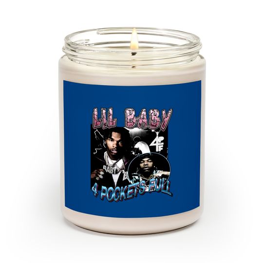 Lil Baby Scented Candles, Hip Hop Rapper LIl Baby Unisex Scented candle Scented Candles