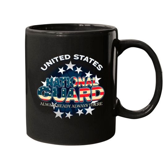 US National Guard Always Ready Always re Army Mugs