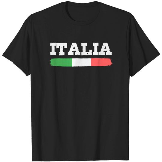 Italia Italian American Italy Flag Patriotic Gift - Italian American - T-Shirt