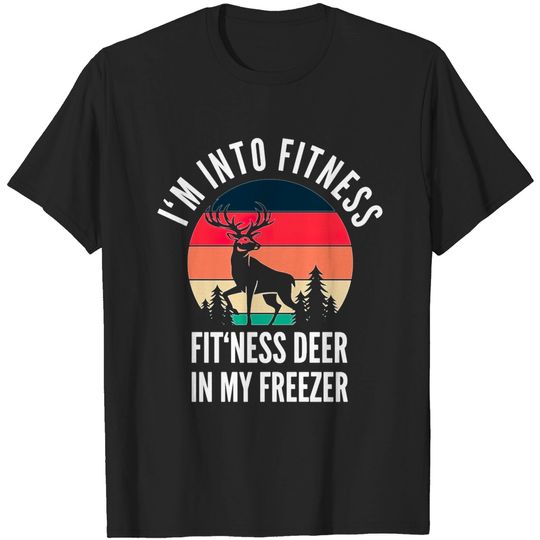 Im Into Fitness Fit'ness Deer In Freezer T-shirt