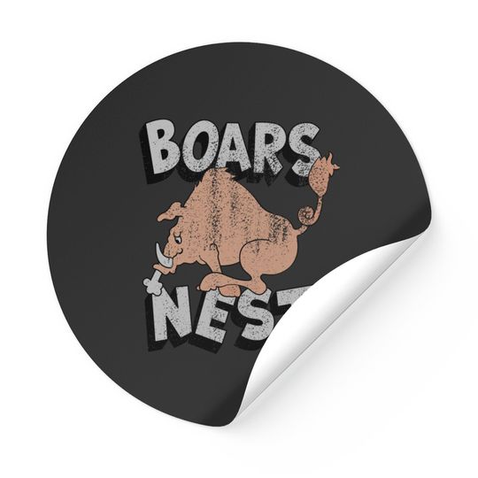 Boars Nest Sign (Stacked Layout) - Dukes Of Hazzard - Stickers