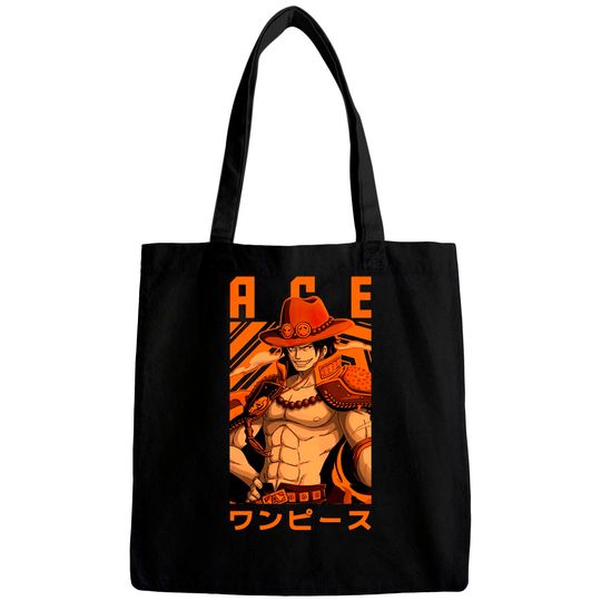 Ace = One Piece = Manga Design - Ace One Piece - Bags