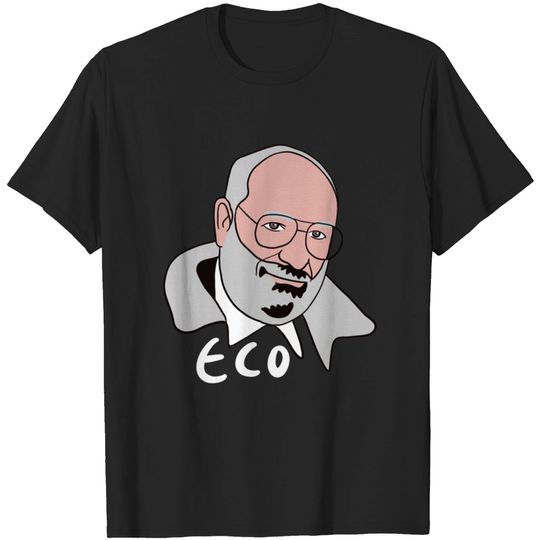 Umberto Eco Minimal Portrait - Philosophy T-shirt