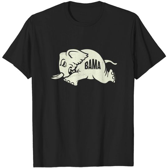 University of Alabama - Charging Elephant - Alabama - T-Shirt