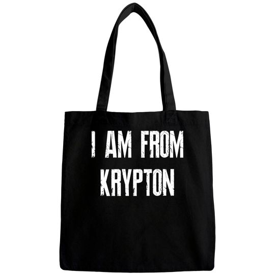 I Am From Krypton - Superman - Bags
