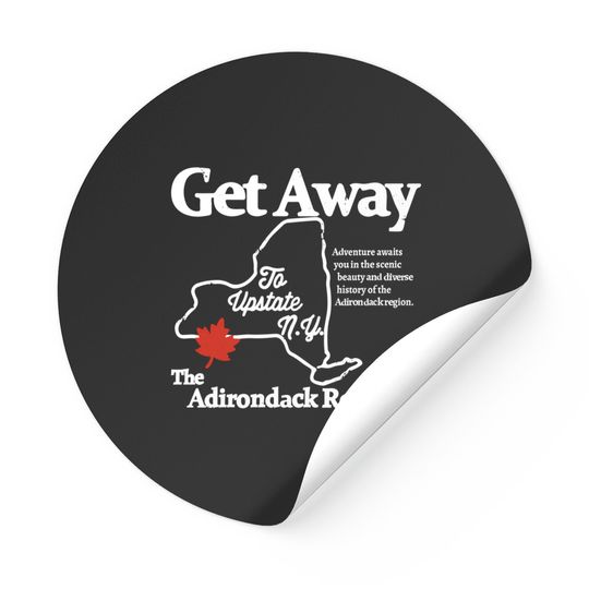 Get Away To Upstate New York - Always Sunny - Stickers