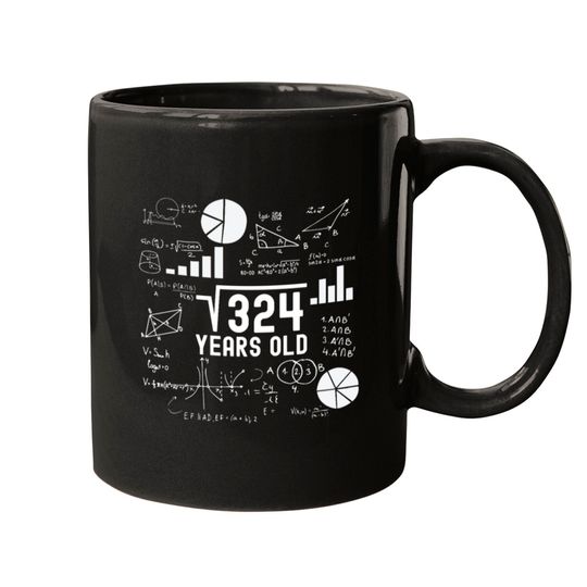 Nerd 18 Years 18th Birthday Maths 2003 Gift Mugs