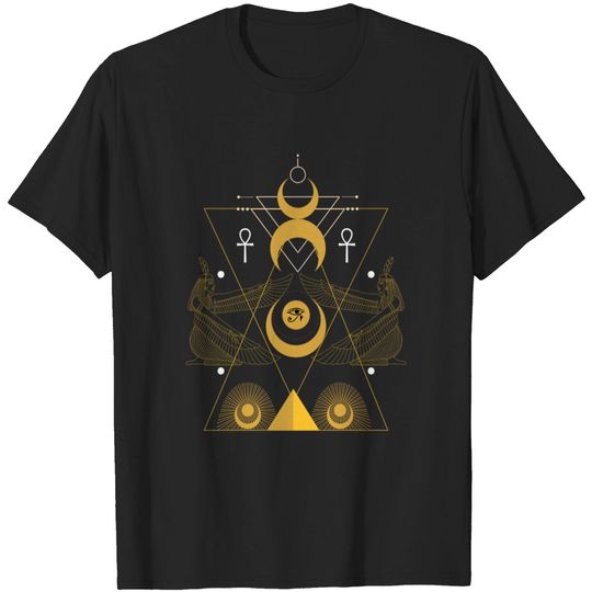 Egyptian Eye of Ra Egypt Pyramid - Egyptian - T-Shirt