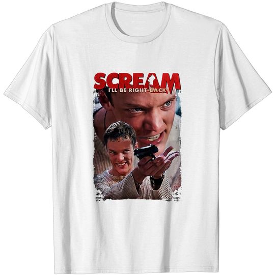 Scream Movie T-shirt. Stu - Matthew Lillard