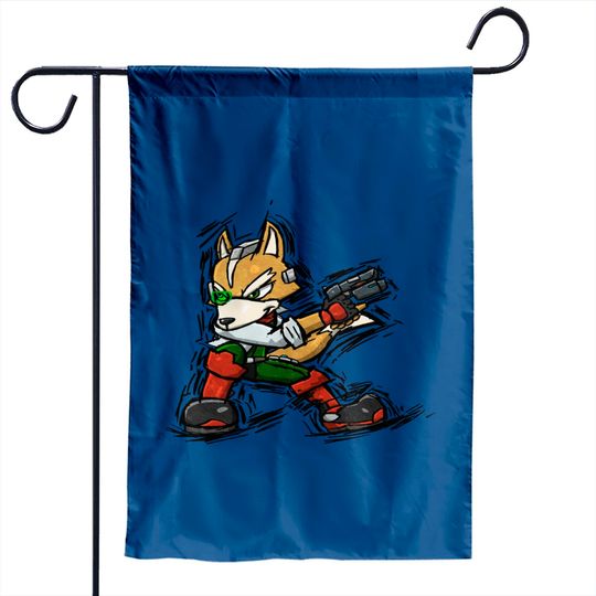 Fox McCloud - Fox - Garden Flags