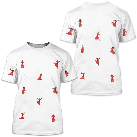 Kate Bush Wuthering Heights Dance Pattern T-shirt