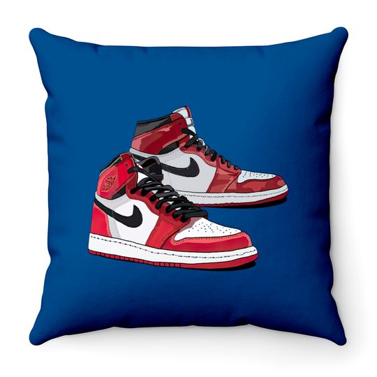 Old School Kicks - Michael Jordan - Throw Pillows