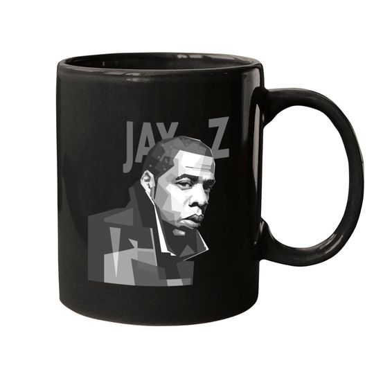 Jay Z Grey Design - Jay Z - Mugs