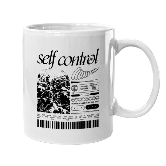 Frank Ocean Self Control Mugs