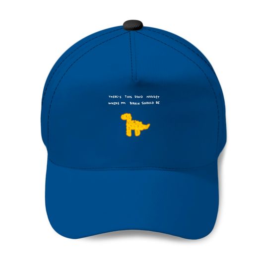 Dino Nugget Brain Baseball Caps