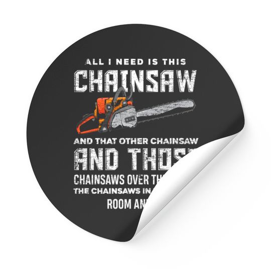 Chainsaws Collector Gift Stickers