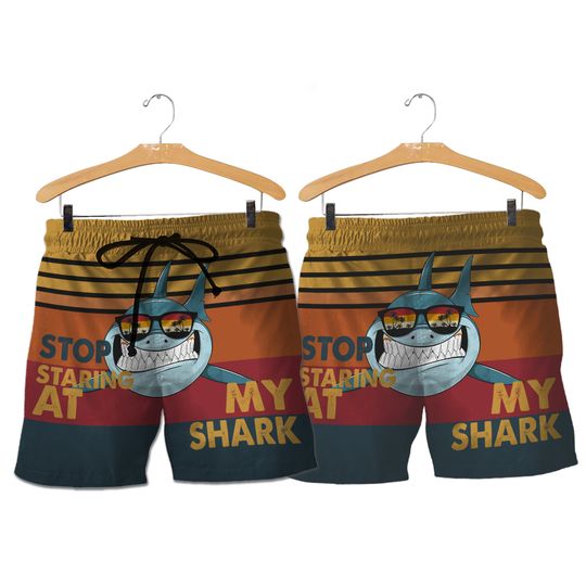 Shark Shorts, Shark Swim Shorts For Men, Shark Summer Shorts