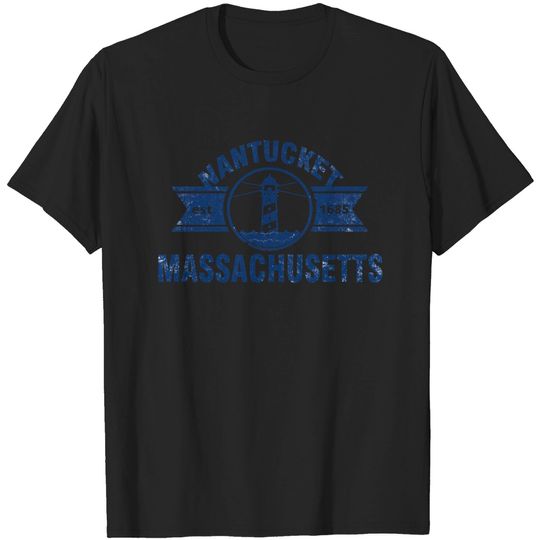 Nantucket Vintage Style Unisex T-Shirts, Nantucket Lighthouse Crewneck