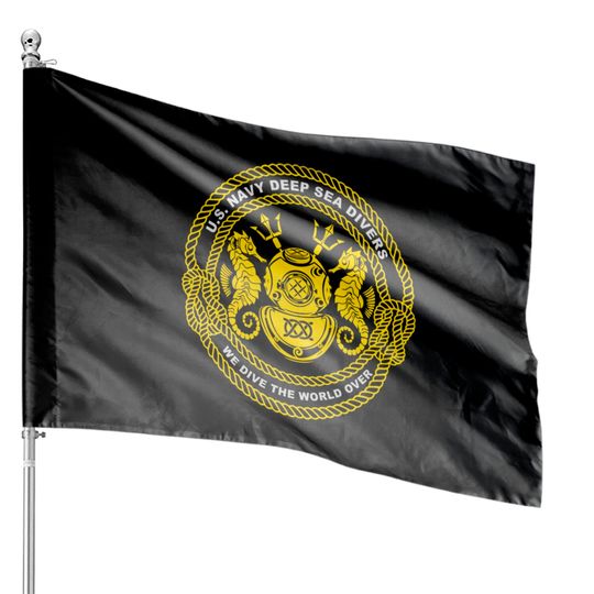 US Navy Deep Sea Diver - Us Navy Deep Sea Diver - House Flags