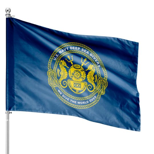 US Navy Deep Sea Diver - Us Navy Deep Sea Diver - House Flags