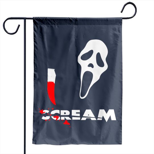 Scream Movie Garden Flags