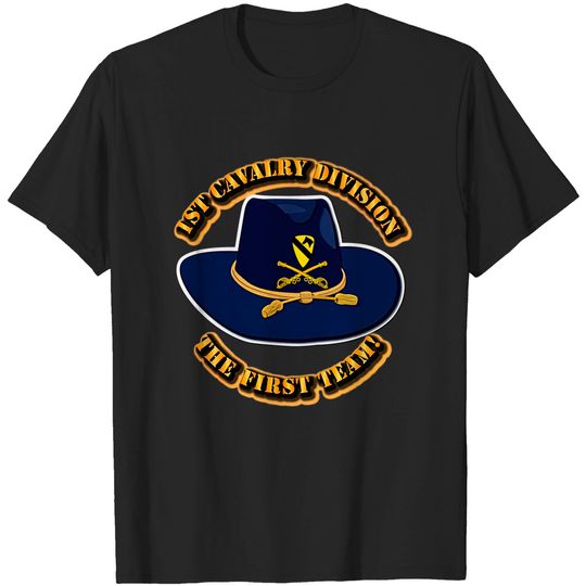 1st Cavalry Division - Cav Hat - 1st Cavalry - T-Shirt