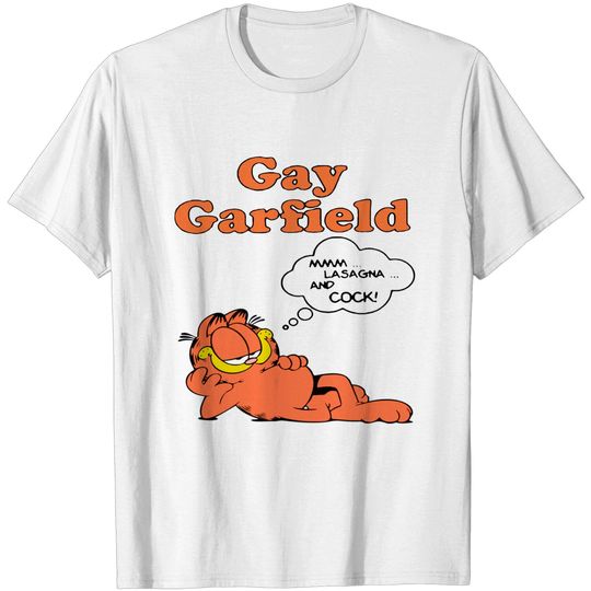 Funny Gay Garfield shirt, Vintage Garfield Shirt