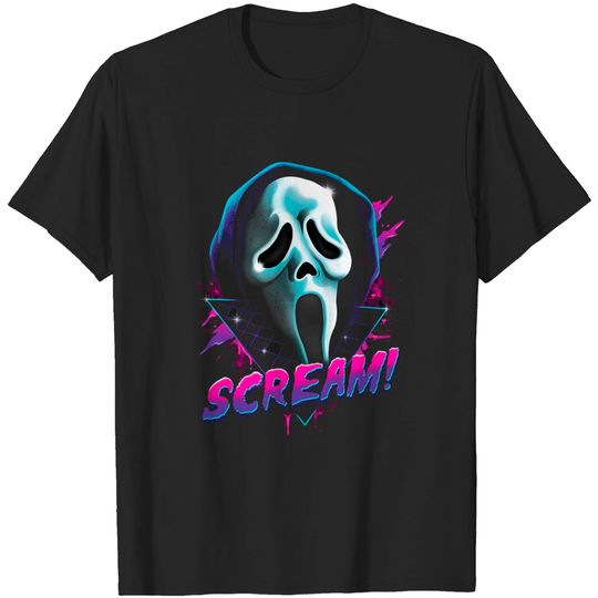 Scream Movie Ghost Face Mask T-Shirt Unisex Horror Halloween Adult Sizes New