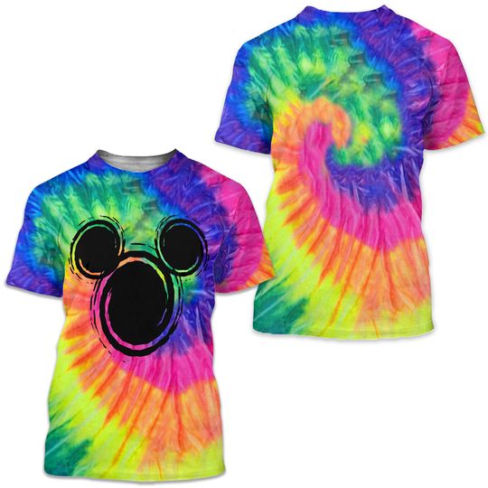 Disney Tie Dye Shirt 2023- Disney Family Shirts - Disney Shirts -  Matching Family Shirts - 2023 Disney Shirts