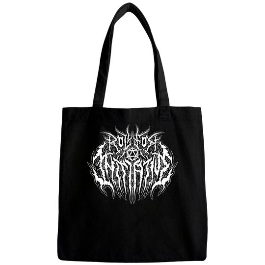 Roll for Initiative - Death Metal Logo - Dungeons And Dragons - Bags
