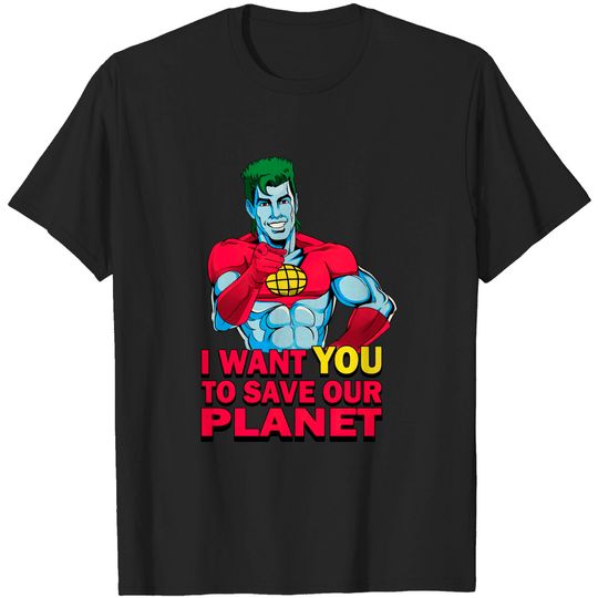 Planeteer Call - Captain Planet - T-Shirt